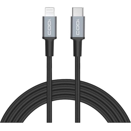 Abacus 6 ft. Lightning Cable, Black AB3540781